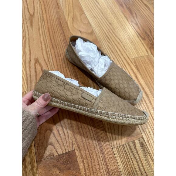 Gucci Microguccissima Leather Espadrille - EU 37 - Picture 1 of 11